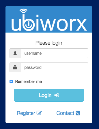 ubiworx broker login page